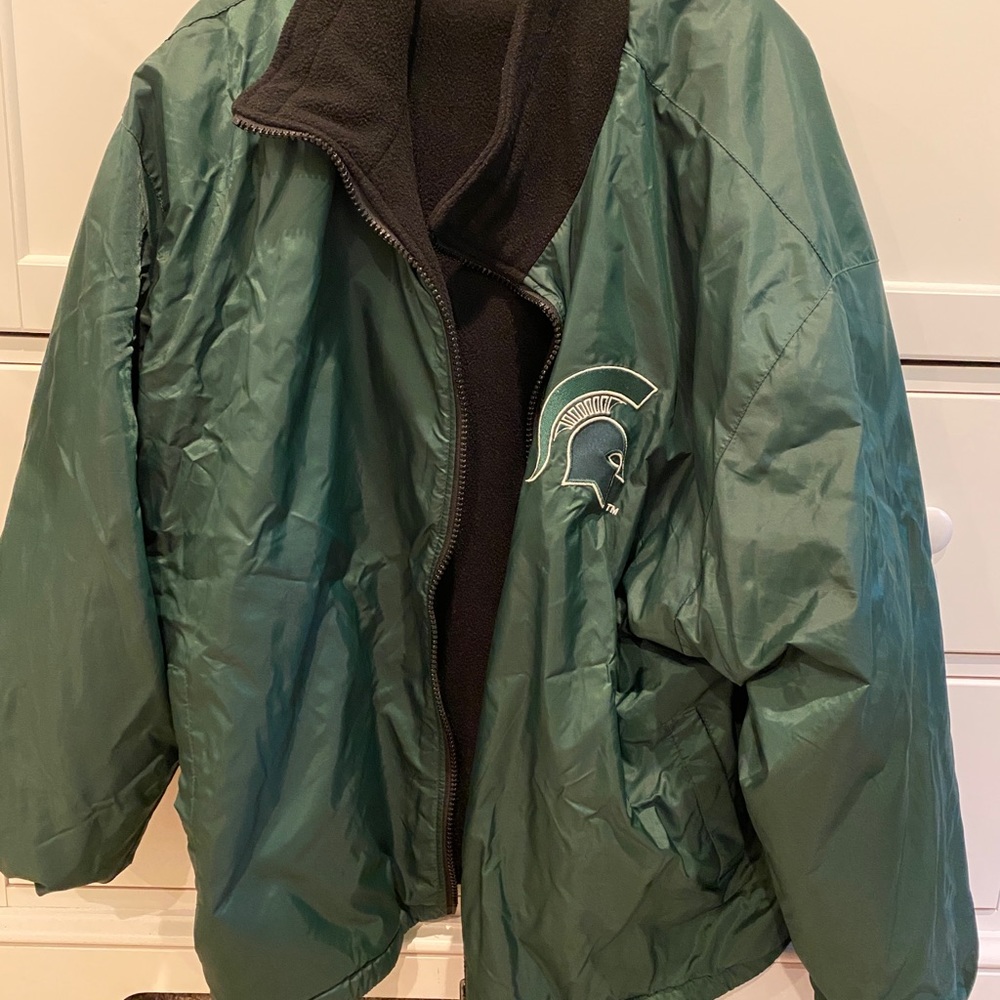 Reversible Michigan State University coat/jacket - Picture 2 of 2